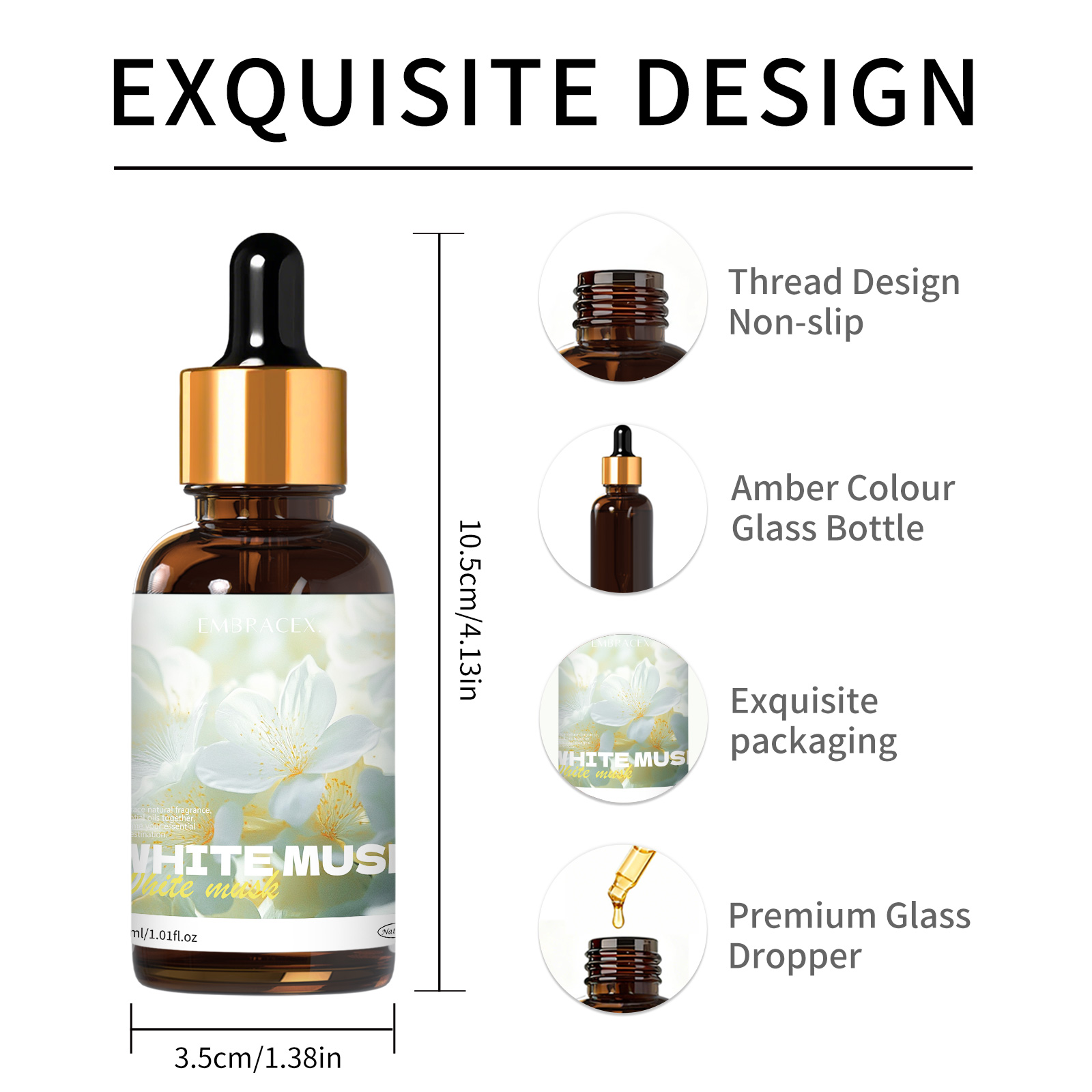 Эфирное масло белого мускуса,  – обзор и цена Musk White Oil